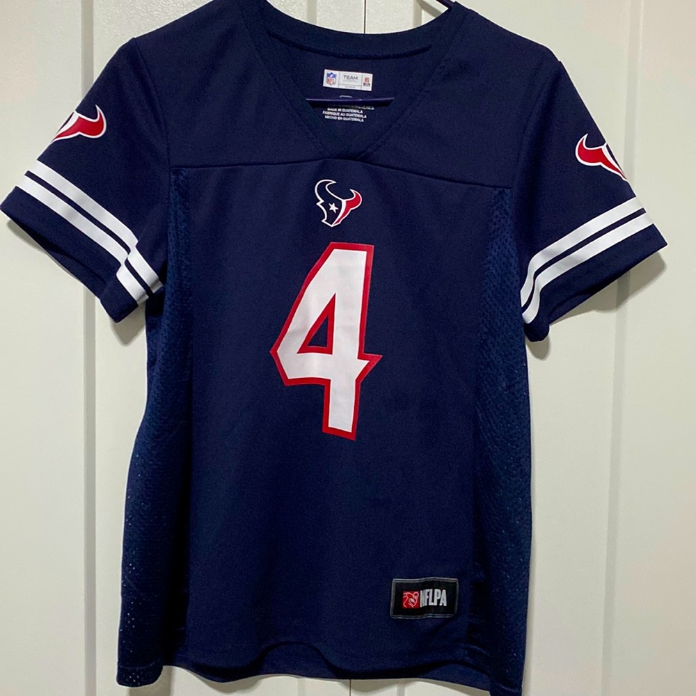 Womens Deshaun Watson Navy Houston Texans Game Jersey |Size Medium